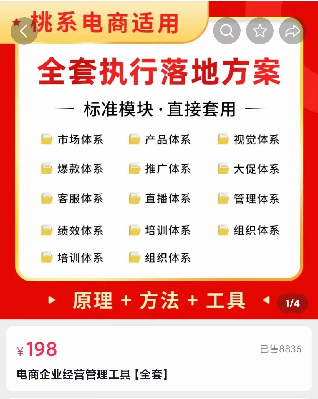 外面卖198·电商企业经营管理工具:全套执行落地方案 标准模块·直接套用娅氪网创资源-网创项目资源站-副业项目-创业项目-搞钱项目娅氪网创资源