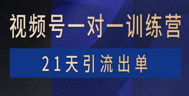 视频号训练营：带货，涨粉，直播，游戏，四大变现新方向，21天引流出单娅氪网创资源-网创项目资源站-副业项目-创业项目-搞钱项目娅氪网创资源